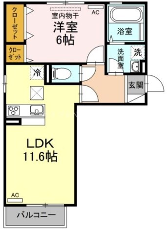 間取図 サンハイム青江