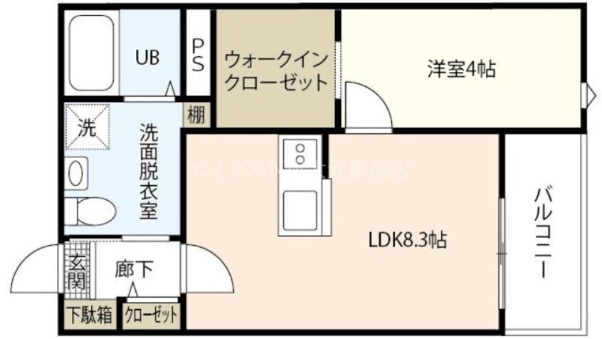 間取図 REGALE SOUTH