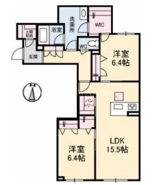 間取図 ClochetteK
