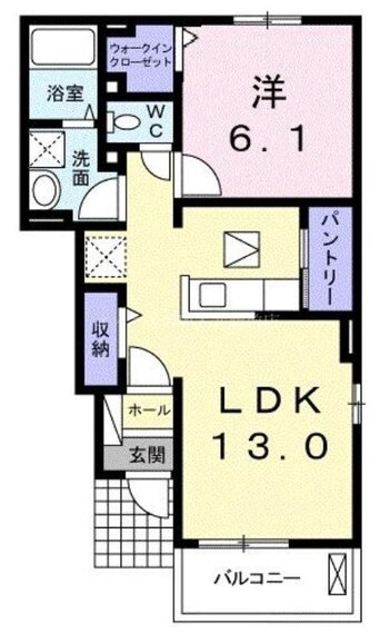 間取図 プリムローズ・ドゥ・アンジュⅠ