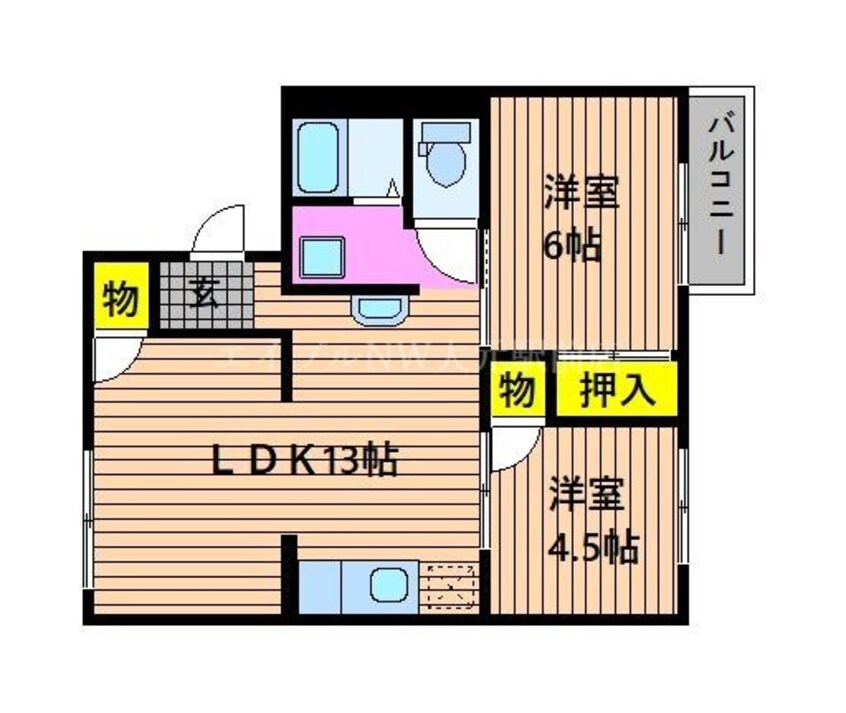 間取図 メゾンドK