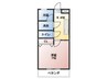 成広伊田コーポ 1Kの間取り