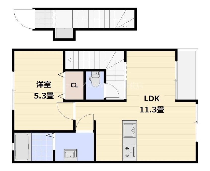 間取図 cocoru庭瀬