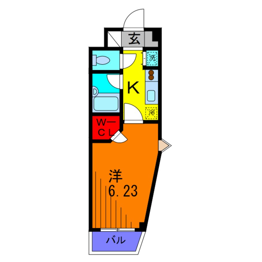 間取図 メルベーユ池之内