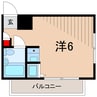 常磐線/亀有駅 徒歩8分 5階 築39年 1Rの間取り
