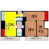 タウンハイツ亀有2号棟 3LDKの間取り