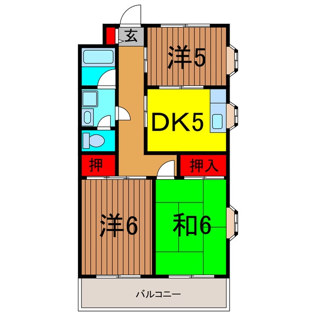 間取り図 ヨコタハイツ