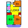 セントポーリアパーク 3LDKの間取り