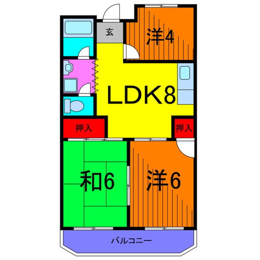 間取図 セントポーリアパーク