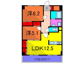 間取図 フォーレスト北綾瀬Ⅰ