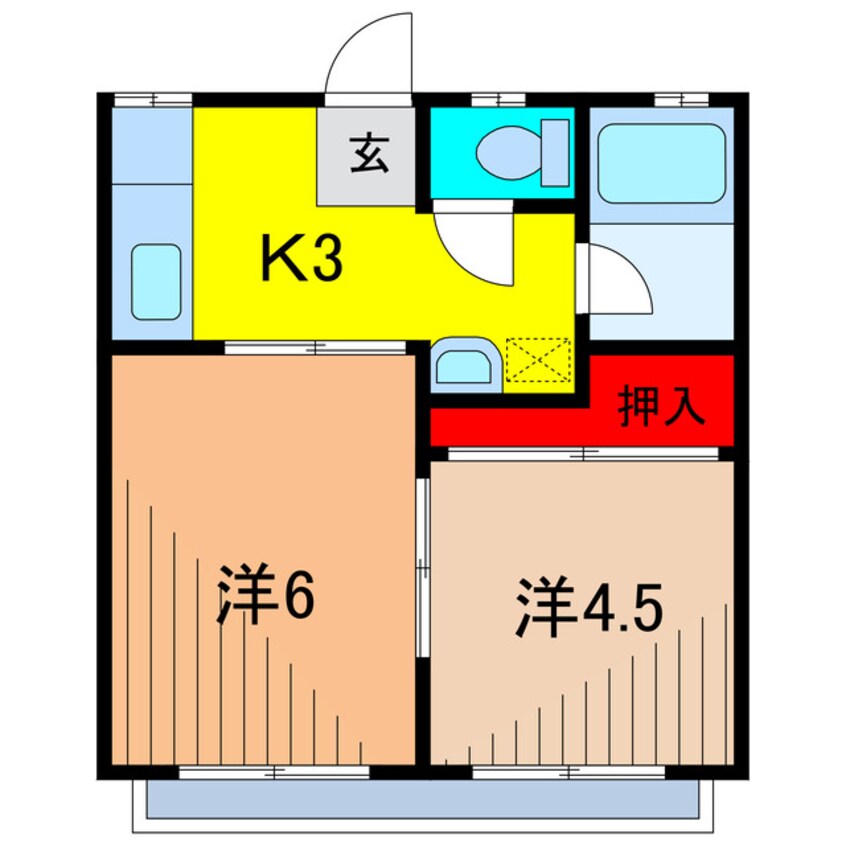 間取図 ラヤマハイム