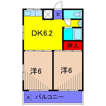 間取図 キャッスルハイム