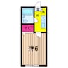 ベルフル－ル西亀有 1Kの間取り