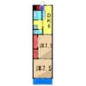 亀有コーポ 2DKの間取り