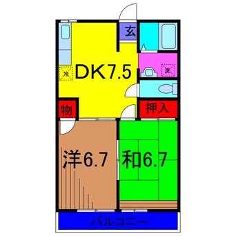 間取図 メイプルＹ