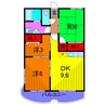 フォーラム北綾瀬 3DKの間取り