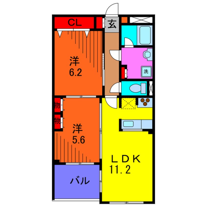 間取図 Maizon Blanc