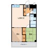 グランドマンションⅡ 2LDKの間取り