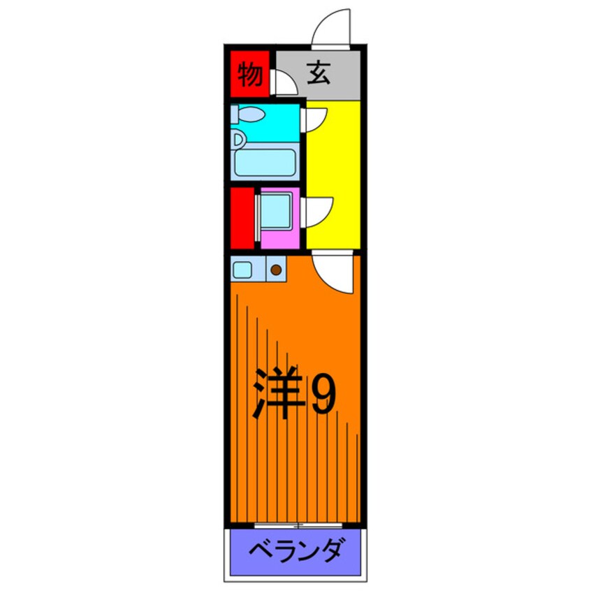 間取図 タートルシティ亀有