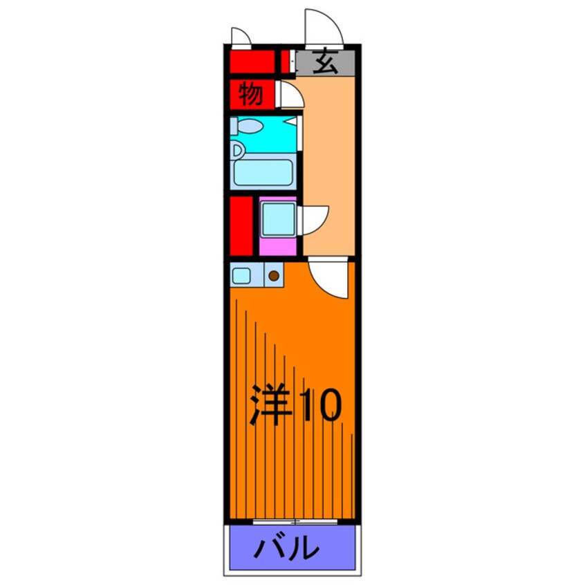 間取図 タートルシティ亀有