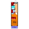 タートルシティ亀有 1Rの間取り