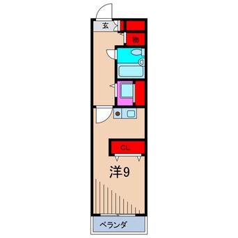 間取図 タートルシティ亀有