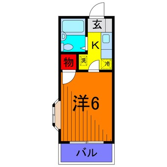 間取図 ビレッヂフジ