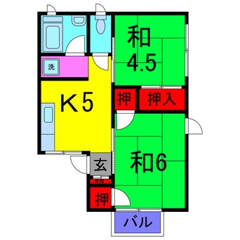 間取図 リリーハイツ