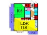 ウィンベルコーラス亀有 1LDKの間取り