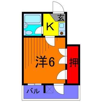 間取図 エクセレントハイム中川