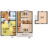 リバーサイドキャッスル 2LDK+Sの間取り