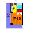 ドエル亀有 1Kの間取り