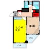 ドエル亀有 1LDKの間取り