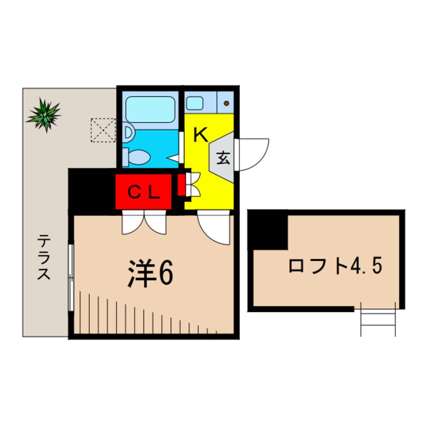 間取図 メゾンＫＭ