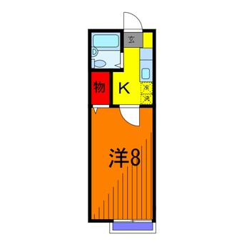 間取図 ビレッヂフジ２