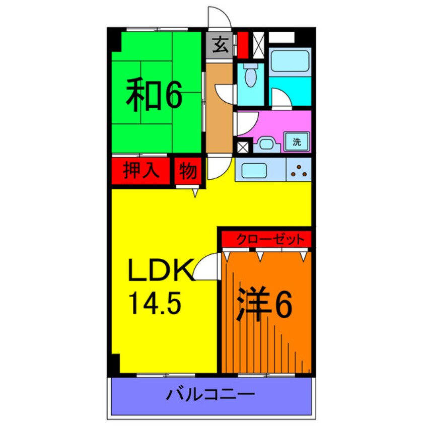 間取図 グリーンパーク中川