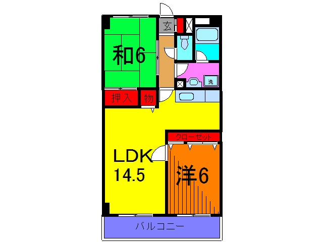 間取り図 グリーンパーク中川