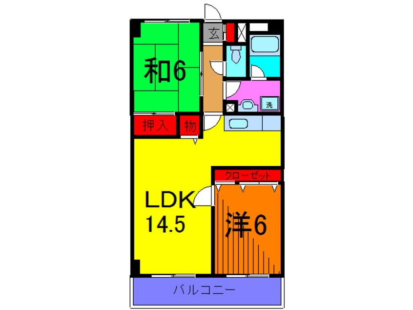 間取図 グリーンパーク中川