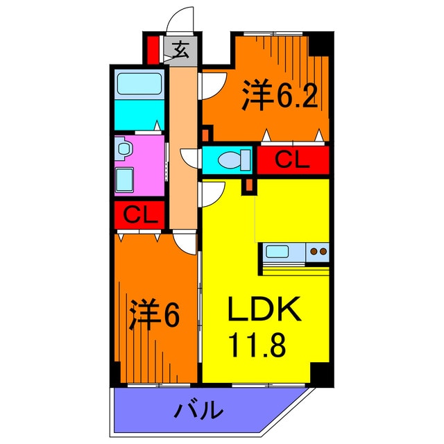 間取り図 クリスタルコート