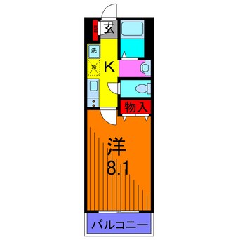 間取図 Maisond`or KAMEARI WEST