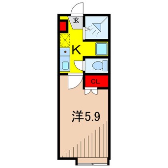 間取図 アビタシオン白鳥