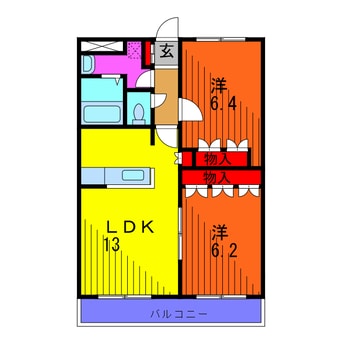間取図 グランベル・ハウスⅡ