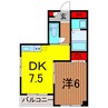 アクロポリス亀有 1DKの間取り