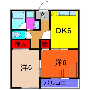 間取図 リフレイン北綾瀬