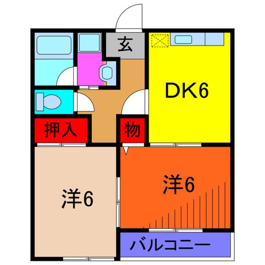 間取図 リフレイン北綾瀬