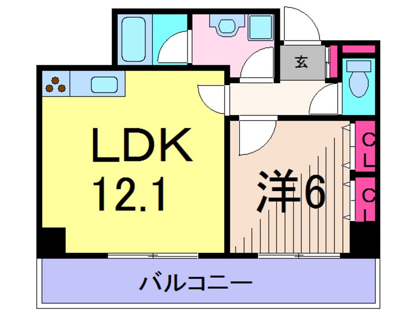 間取図 Park　AYASEⅡ