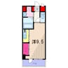 グランリオフォーシーズン 1Rの間取り