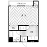 小山マンション 1Kの間取り