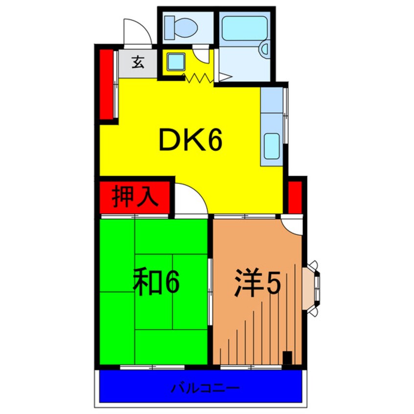 間取図 ローズハイツ