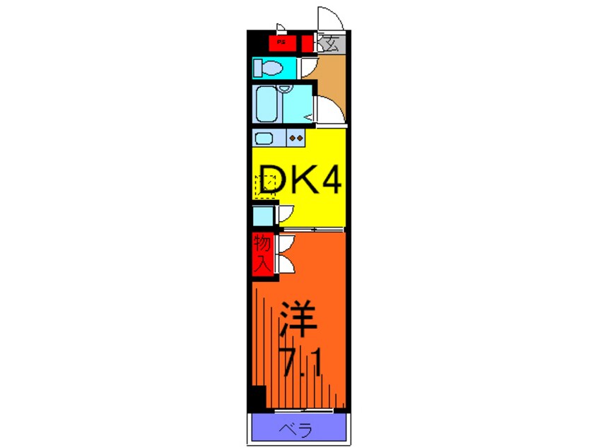 間取図 レジデンス　クラモト